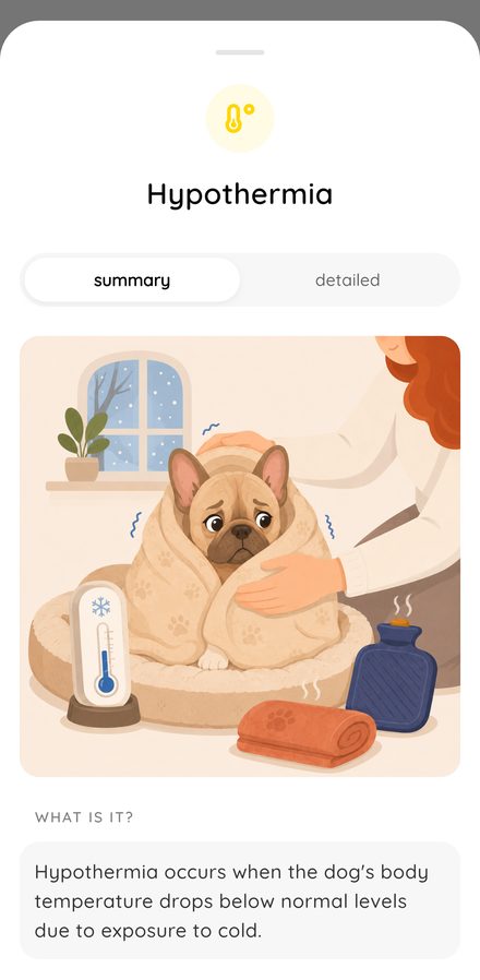 Illustrated guides screen in Dogsly